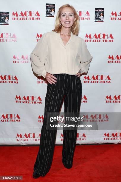 Lydie M. Denier attends the Opening Night Performance Of "Garbo's Cuban Lover" at Casa 0101 on February 11, 2023 in Los Angeles, California.