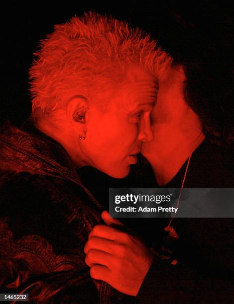 Billy Idol is told his services are not required after a power failure before the start of the 2002 NRL Grand Final played between the Sydney...