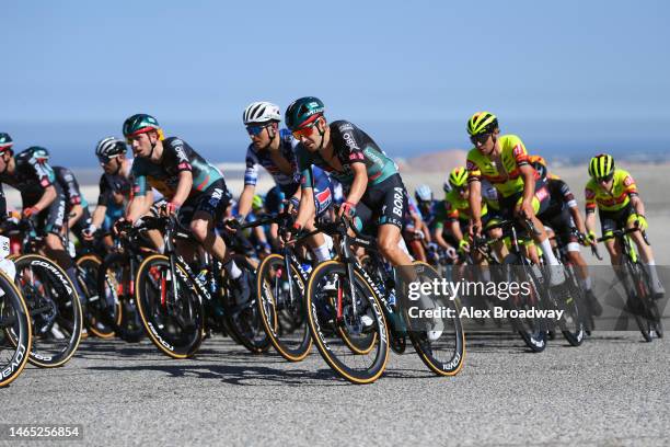 Emanuel Buchmann of Germany and Team Bora-Hansgrohe competes during the 12th Tour of Oman 2023, Stage 2 a 174km stage from Muscat - Sultan Qaboos...