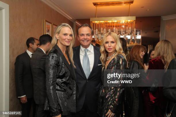 Molly Sims, Rick Caruso and Rachel Zoe