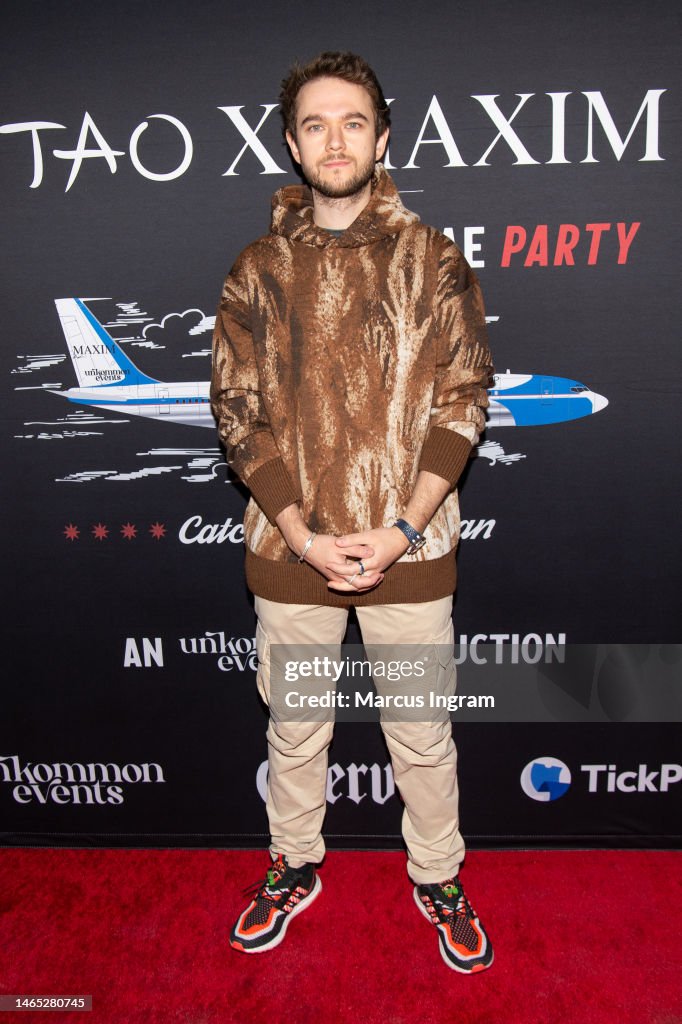 Zedd attends the TAO x Maxim Big Game Party at Southwest Jet Center
