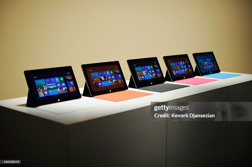 Microsoft Announces Surface Tablet In Los Angeles