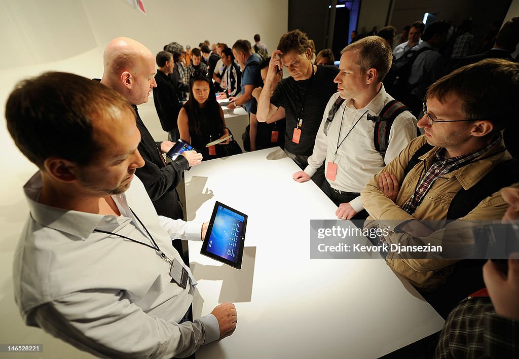 Microsoft Announces Surface Tablet In Los Angeles