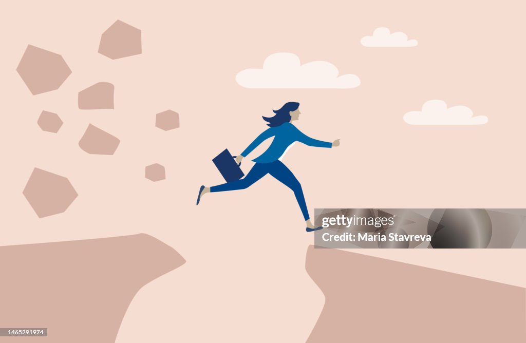 Taking A Risk Management Concept Illustration High-Res Vector Graphic ...