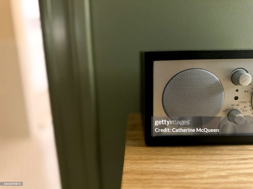 Retro vintage style radio