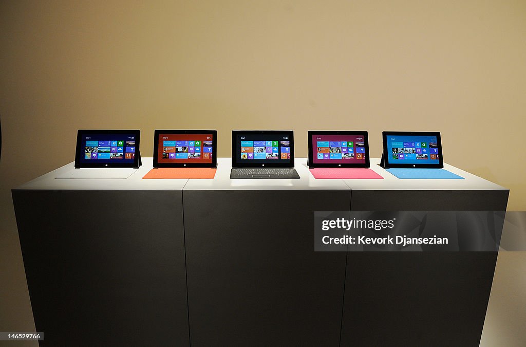 Microsoft Announces Surface Tablet In Los Angeles