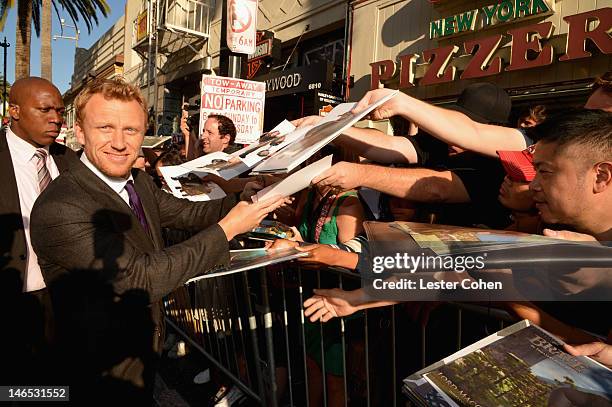 Actor Kevin McKidd arrives at Disney Pixar's "Brave" World Premiere at Dolby Theatre on June 18, 2012 in Hollywood, California.