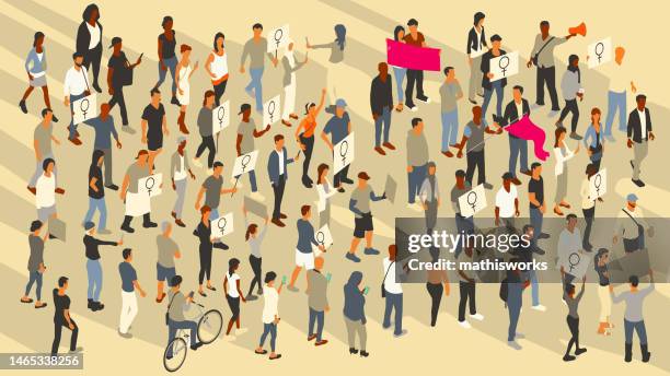 protest for women's rights - abortion protest stock illustrations