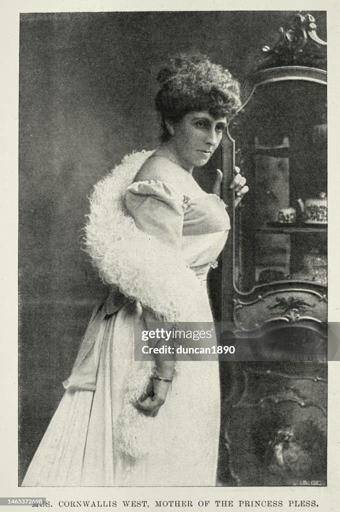 Patsy Cornwallis-West an Irish-born aristocrat and a prominent mistress of the future King Edward VII and mother of Daisy, Princess of Pless