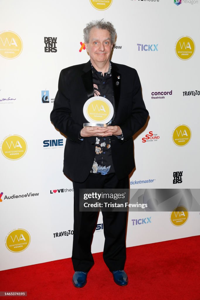Phelim Phelim Mcdermott poses with the Award for 'Best Direction' for 'My ...