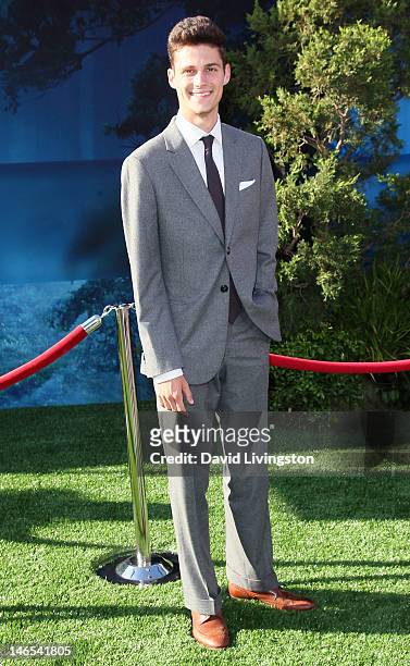 Actor Ken Baumann attends Film Independent's 2012 Los Angeles Film Festival premiere of Disney Pixar's "Brave" at the Dolby Theatre on June 18, 2012...