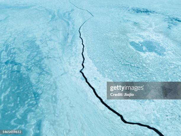 beautiful surface of ice - frozen ground stock pictures, royalty-free photos & images