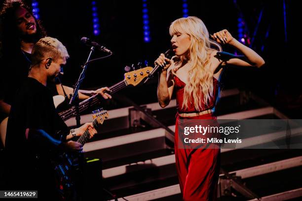 Carly Rae Jepsen performs at O2 Academy Bristol on February 12, 2023 in Bristol, England.