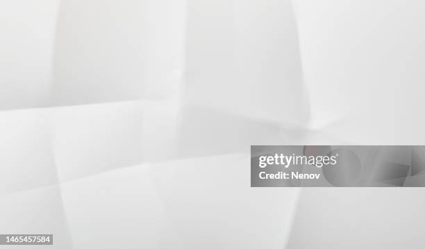 texture of crumpled white paper - newspaper texture stock pictures, royalty-free photos & images