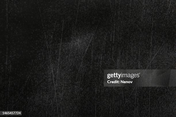 black paper texture background - zerkratzt stock-fotos und bilder