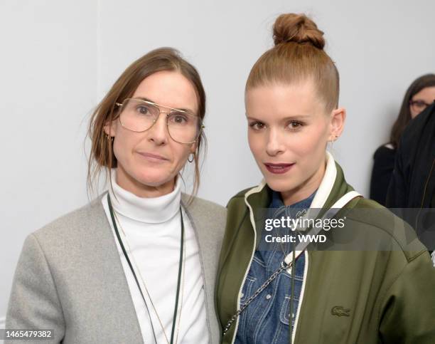 Louise Trotter and Kate Mara in the front row