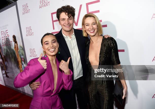 Haley Lu Richardson, Brett Dier and Yael Grobglas