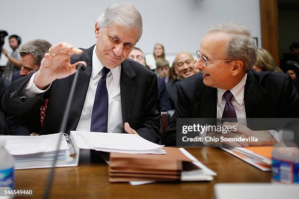 Federal Deposit Insurance Corporation Acting Chairman Martin Gruenberg and Federal Reserve System Board of Governors General Counsel Scott Alvarez...