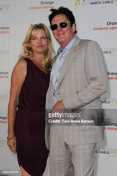 Michael Madsen and DeAnna Madsen attend 'Orange Cinema Serie Party' at the Monte-Carlo Bay Hotel & Resort during the 52nd Monte Carlo TV Festival on...