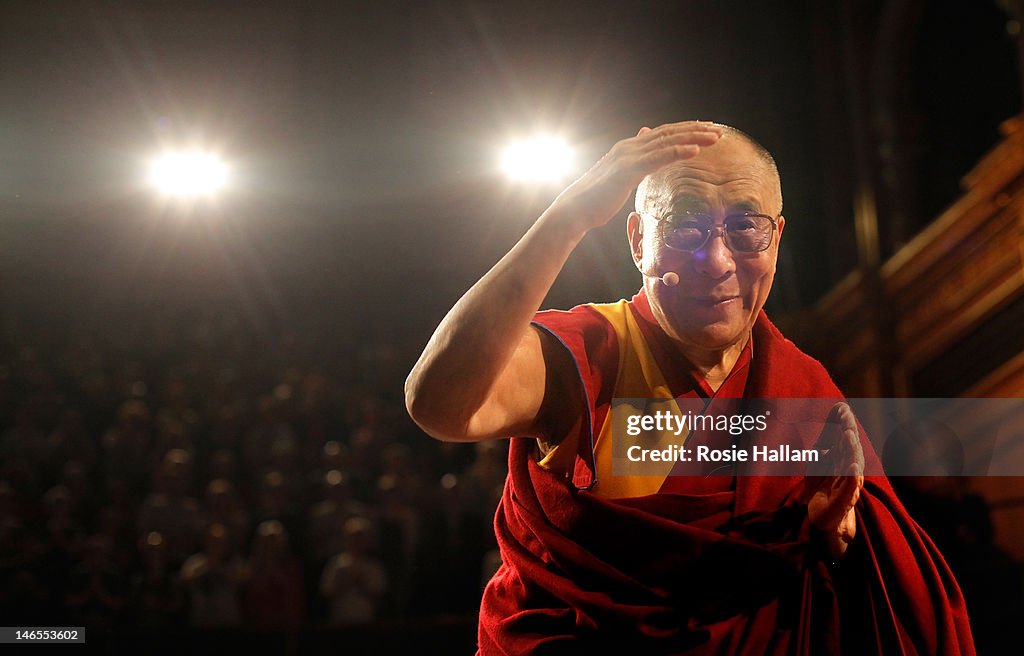 Dalai Lama Speaks At The Royal Albert Hall