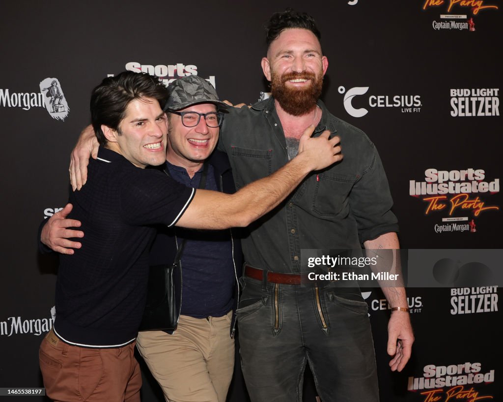 Actors Asher Grodman, Brandon Scott Jones and Devan Chandler Long