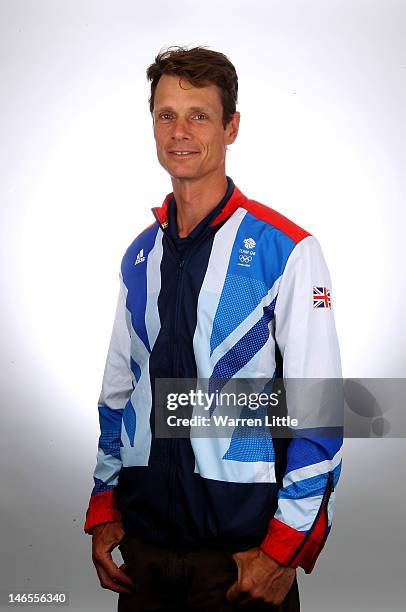 William Fox-Pitt of Team GB poses for a portrait at the University of Greenwich on June 19, 2012 in London, England