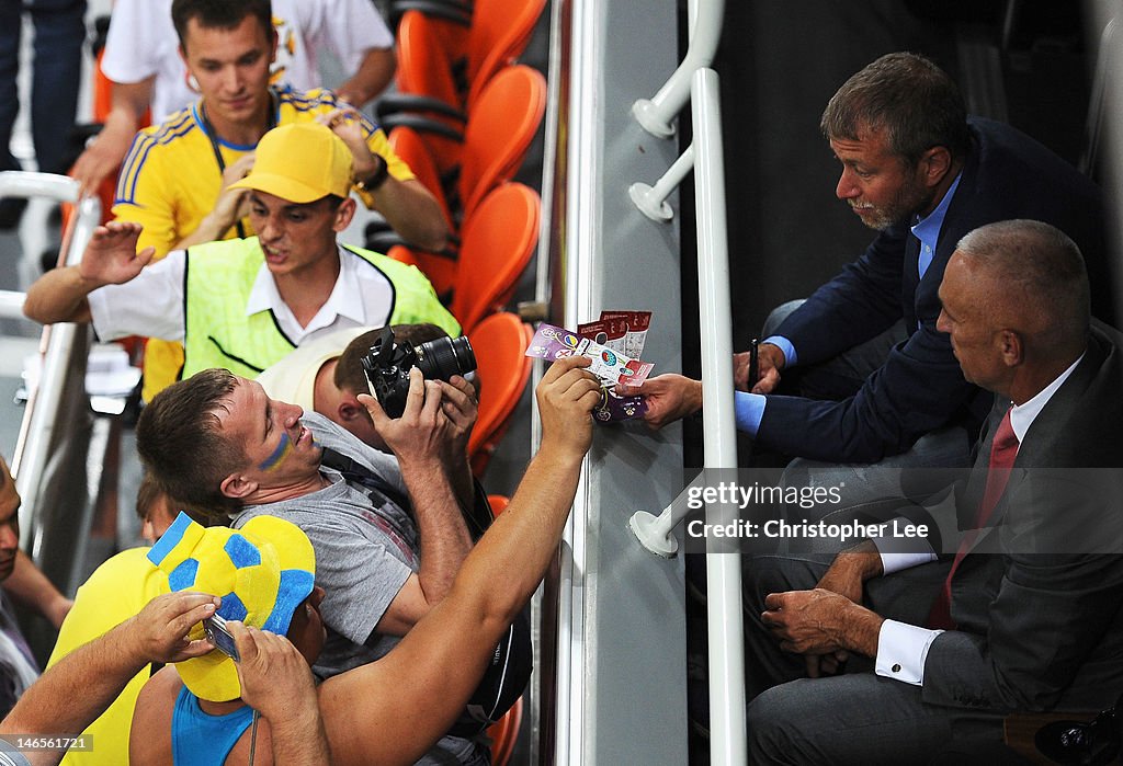 England v Ukraine - Group D: UEFA EURO 2012