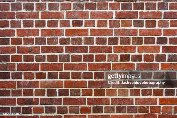 red brick texture - brick pattern stock pictures, royalty-free photos & images