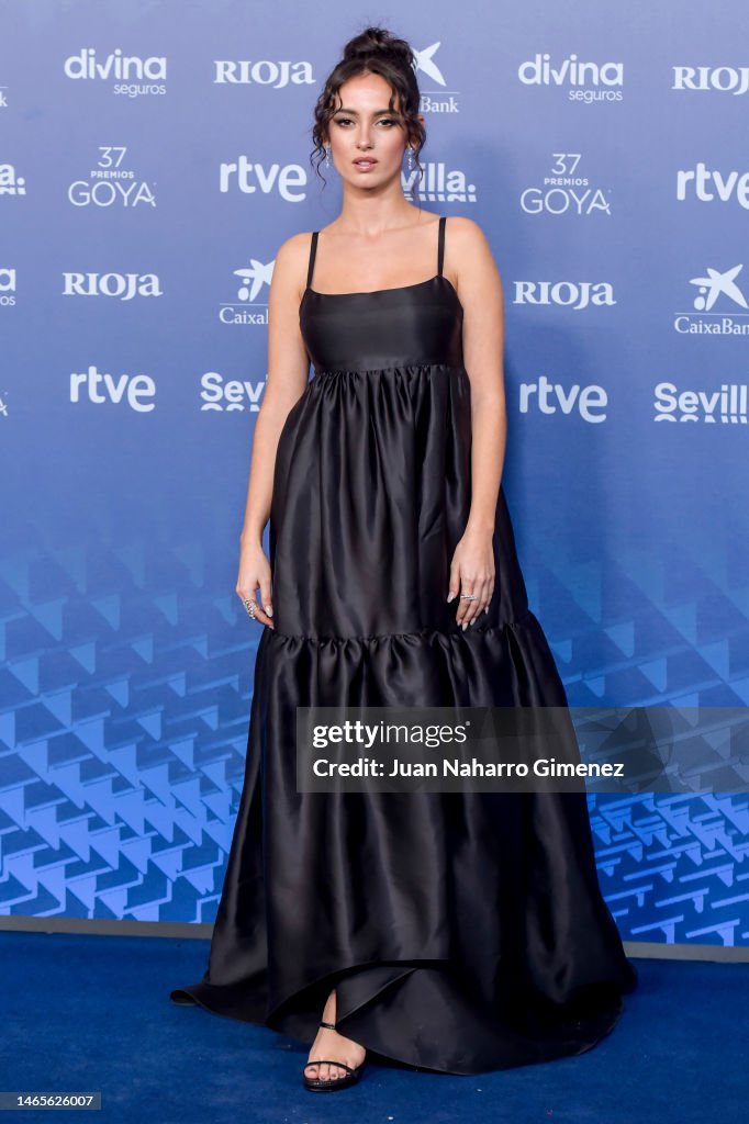 MARÍA DE NATI Maria-de-nati-attends-the-red-carpet-at-the-goya-awards-2023-at-fibes-conference-and