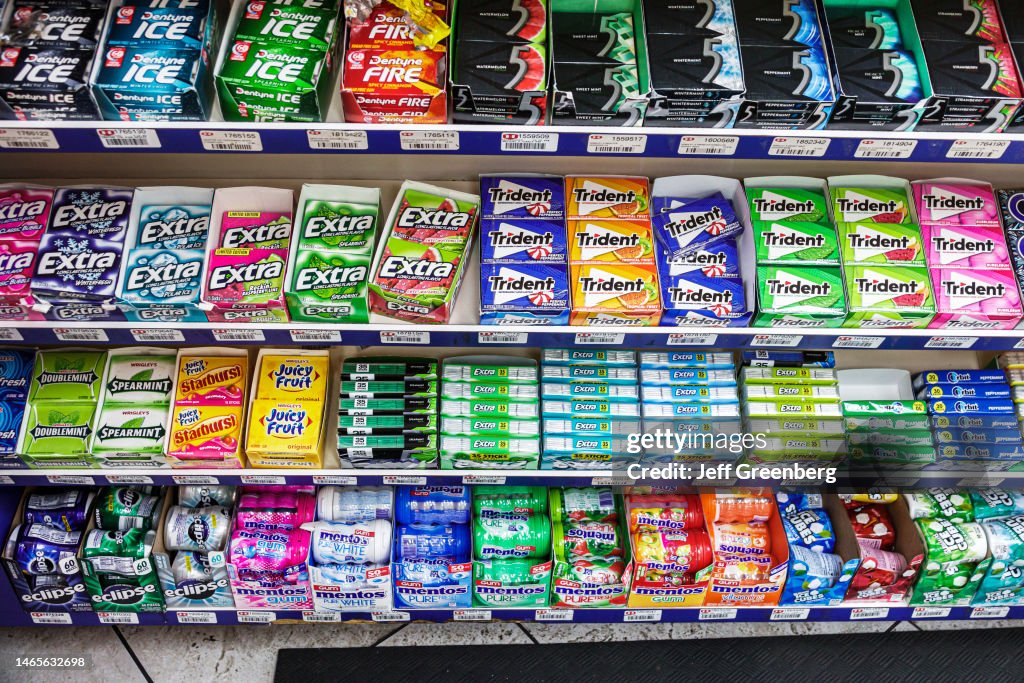 Normal Store Mints Miami, Florida, Westar Mart gas station and convenience store, candy ...
