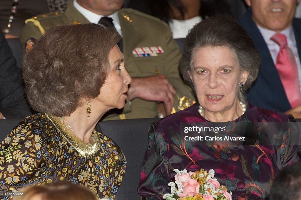Queen Sofia of Spain Attends 'India en Concierto'