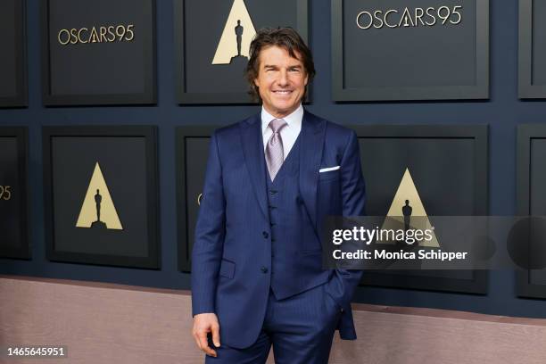 Tom Cruise attends the 95th Annual Oscars Nominees Luncheon at The Beverly Hilton on February 13, 2023 in Beverly Hills, California.
