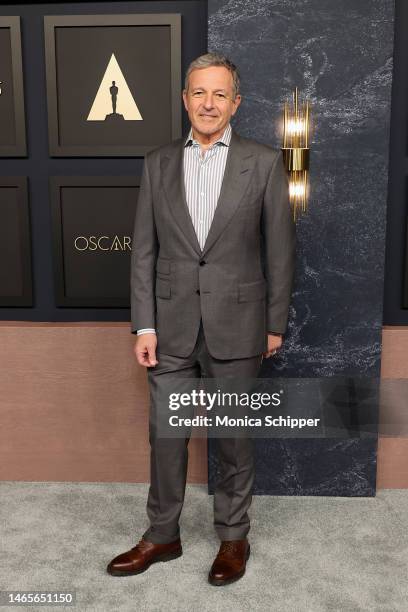 Chief Executive Officer of Disney Robert Iger attends the 95th Annual Oscars Nominees Luncheon at The Beverly Hilton on February 13, 2023 in Beverly...