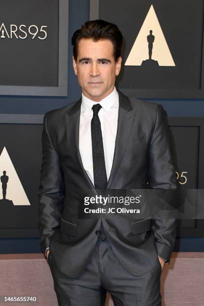 Colin Farrell attends the 95th Annual Oscars Nominees Luncheon at The Beverly Hilton on February 13, 2023 in Beverly Hills, California.