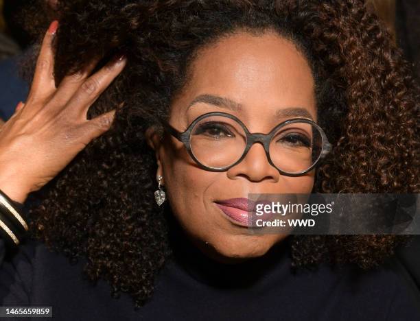 Oprah Winfrey in the front row