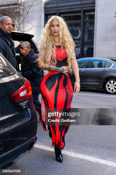 Iggy Azalea is seen on February 13, 2023 in New York City.