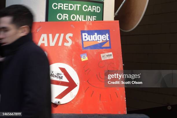 Avis Rental Sign Avis Scott Photos and Premium High Res Pictures - Getty Images