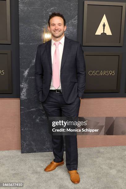 Dan Lemmon attends the 95th Annual Oscars Nominees Luncheon at The Beverly Hilton on February 13, 2023 in Beverly Hills, California.