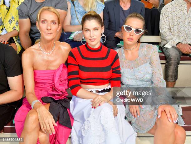 Celine Dion, Laetitia Casta and Adele Exarchopoulos in the front row