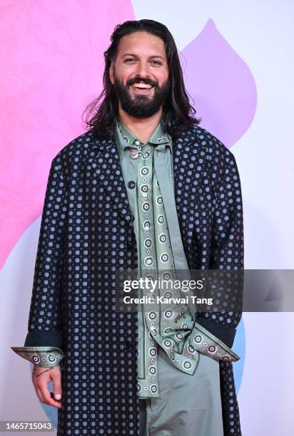 Shazad Latif attends the "What's Love Got To Do With It?" UK Premiere at Odeon Luxe Leicester Square on February 13, 2023 in London, England.