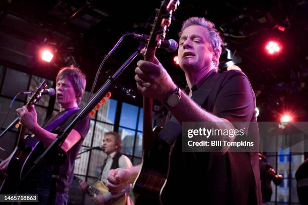 April 19: Michael and Kevin Bacon of The Bacon Brothers appear on the TV show PRIVATE SESSIONS on April 19th, 2009 in New York City.