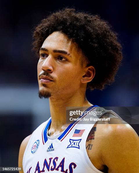 Jaley Wilson Jalen Wilson of the Kansas Jayhawks during the second half against ...