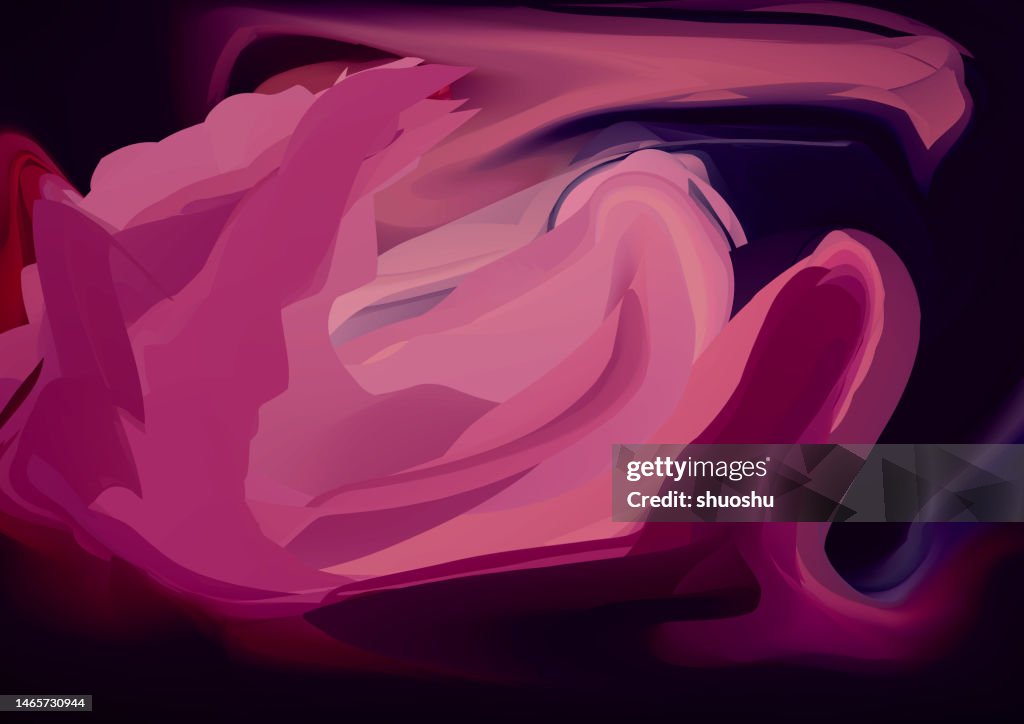 Abstract Flowing Colors Fluidity Pattern Background High-Res Vector ...