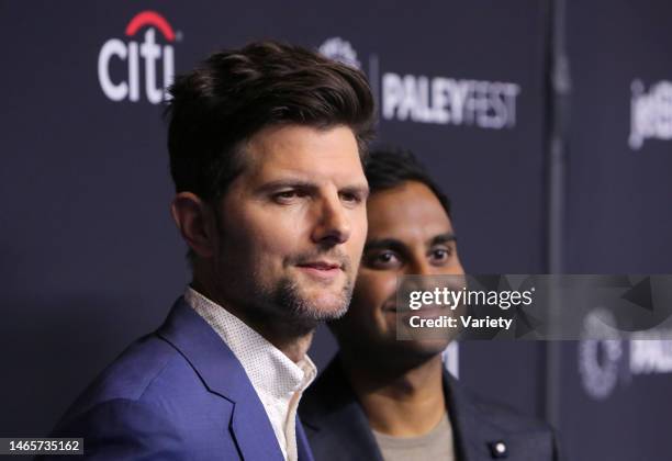 Adam Scott and Aziz Ansari