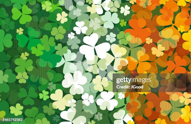 st. patrick's day background - march month stock illustrations