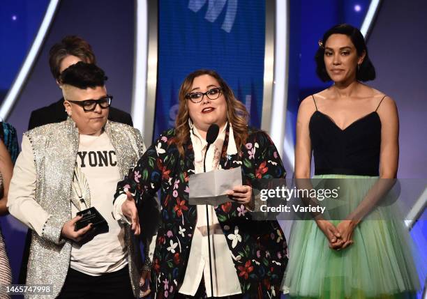 Ser Anzoategui, Tanya Saracho, and Mishel Prada - Outstanding Comedy Series award 'Vida'