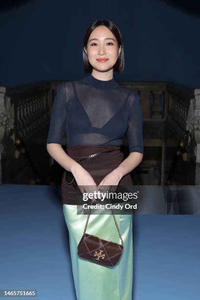 Melinda Wang attends the Tory Burch Fall/Winter 2023 New York Fashion Week show on February 13, 2023 in New York City.