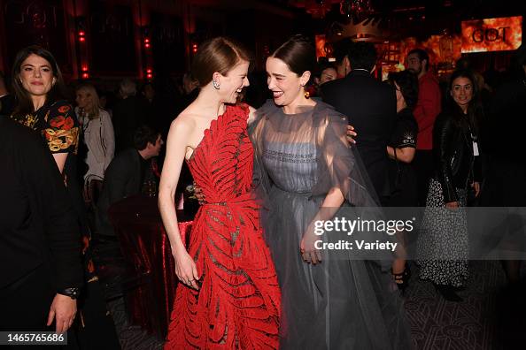 Rose Clarke Rose Leslie and Emilia Clarke News Photo - Getty Images