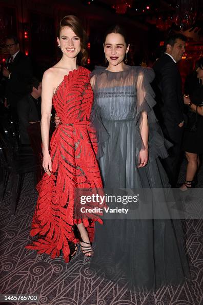Rose Clarke Rose Leslie and Emilia Clarke News Photo - Getty Images
