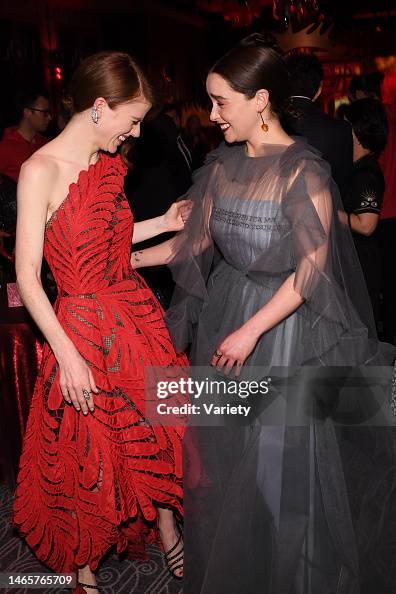 Rose Clarke Rose Leslie and Emilia Clarke News Photo - Getty Images